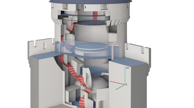Ecorché tour de Lassay
