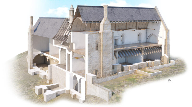 écorché abbaye de Maillezais